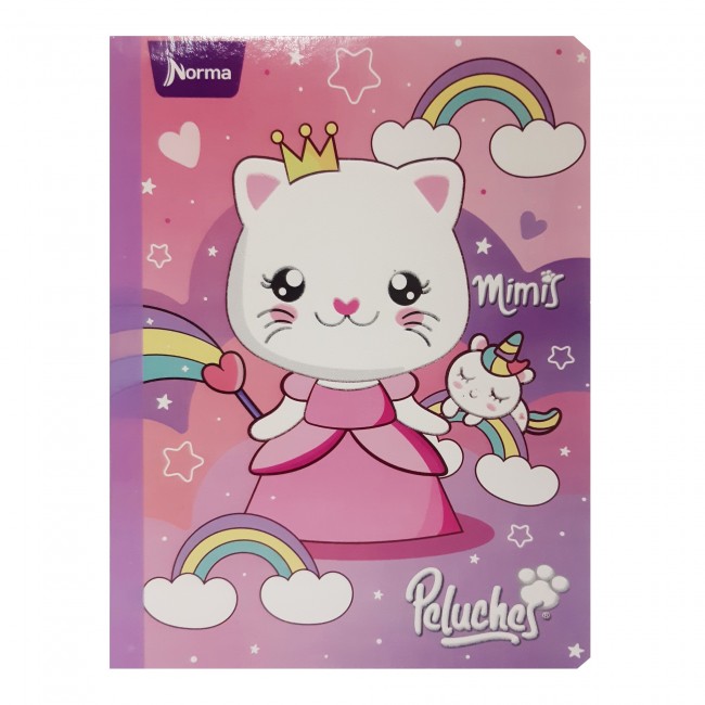 NORMA Notebook, Grid, 50 sheets, Peluches fantasy