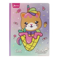 NORMA Notebook, Grid, 50 sheets, Peluches fantasy