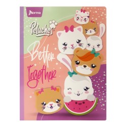 NORMA Notebook, Grid, 50 sheets, Peluches fantasy