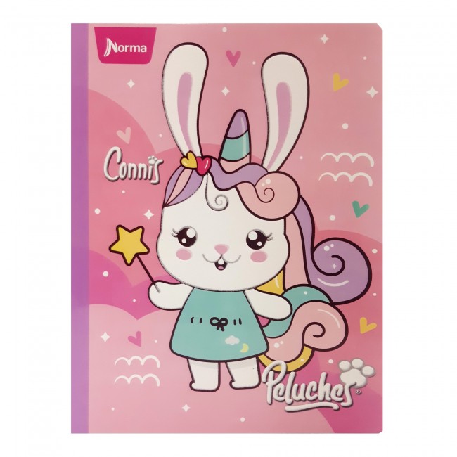 NORMA Notebook, Grid, 50 sheets, Peluches fantasy