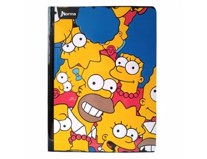 NORMA Notebook, Grid, 50 sheets,  The Simpsons