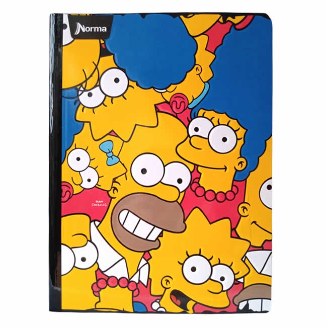 NORMA Notebook, Grid, 50 sheets,  The Simpsons