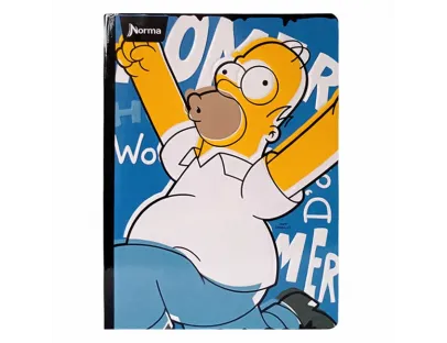 NORMA Notebook, Grid, 50 sheets,  The Simpsons