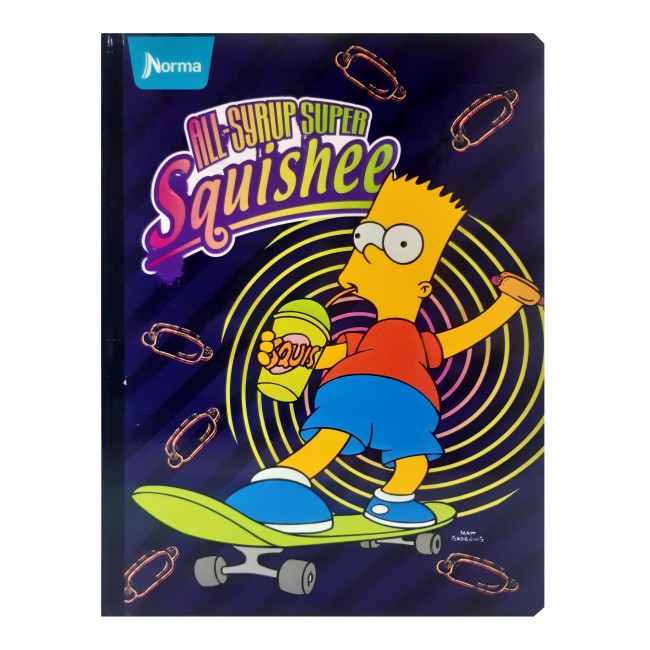 NORMA Notebook, Grid, 50 sheets,  The Simpsons