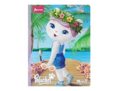 NORMA Notebook, Lined, 100 sheets, Peluches