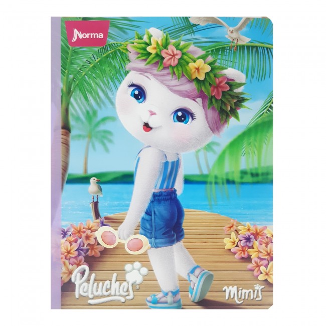 NORMA Notebook, Lined, 100 sheets, Peluches