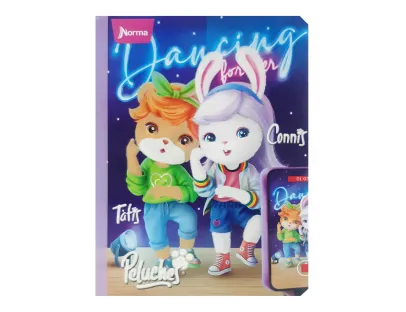 NORMA Notebook, Lined, 100 sheets, Peluches