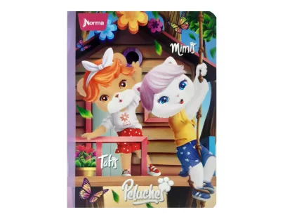 NORMA Notebook, Lined, 100 sheets, Peluches