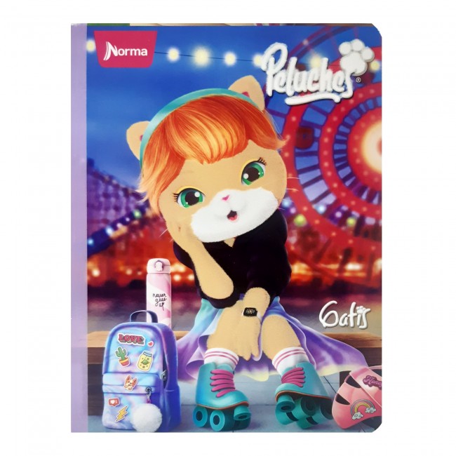NORMA Notebook, Lined, 100 sheets, Peluches