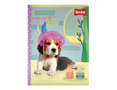 Cuaderno Cosido Huellitas Rayas 100 Hojas Scribe