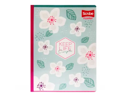Cuaderno Cosido Master femenino Rayas 100 Hojas Scribe