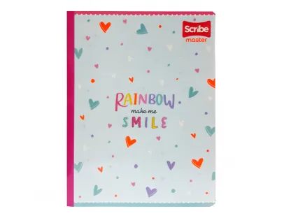 Cuaderno Cosido Master femenino Rayas 100 Hojas Scribe