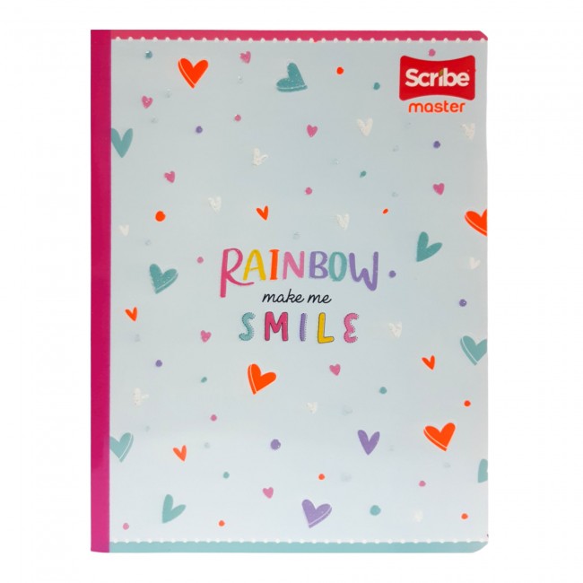Cuaderno Cosido Master Femenino Scribe 100 Hojas Rayado – Diseños Femeninos