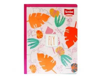 Cuaderno Cosido Master femenino Rayas 100 Hojas Scribe