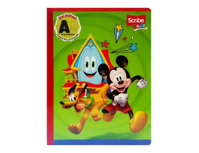 SCRIBE Notebook, Grid A 100 sheets, mickey-Spiderman
