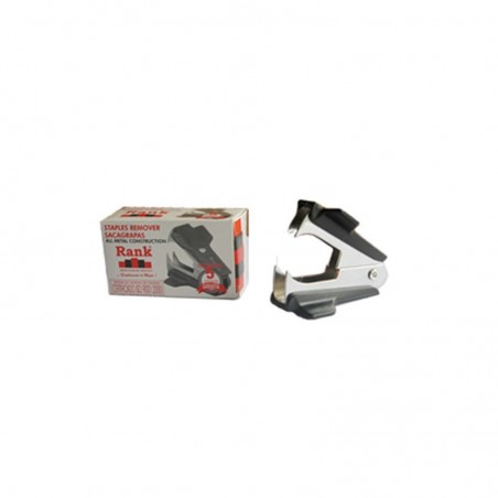 Saca Ganchos RANK: Remueve Ganchos sin Dañar Documentos, Inoxidable, Cromado