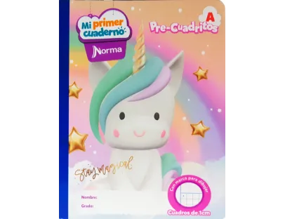 NORMA Notebook, Grid A, 100 sheets, Girl