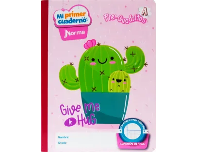 Cuaderno Pre-cuadritos A Niña Norma