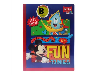 SCRIBE Notebook, Grid B, 100 sheets, Mickey Mouse