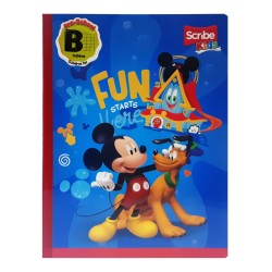 SCRIBE Notebook, Grid B, 100 sheets, Mickey Mouse