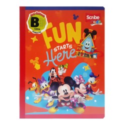SCRIBE Notebook, Grid B, 100 sheets, Mickey Mouse