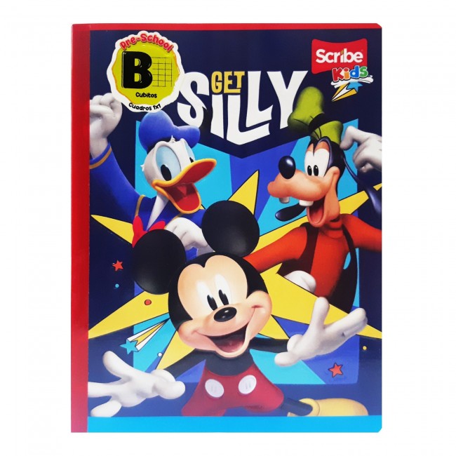 SCRIBE Notebook, Grid B, 100 sheets, Mickey Mouse