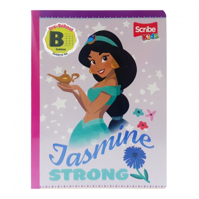 Cuaderno B Cuadritos Princesas Disney Scribe 100 Hojas – Ideal Preescolar Disney