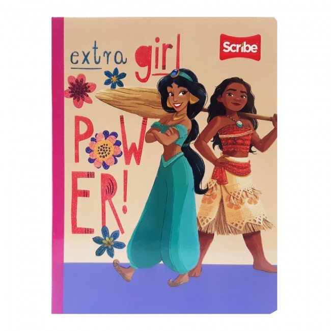 Cuaderno B Cuadritos Princesas Disney Scribe 100 Hojas – Ideal Preescolar Disney