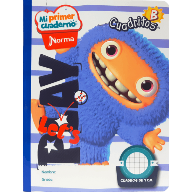 Cuaderno B Cuadritos Niño Norma 100 Hojas – Diseños Surtidos Dragones, Carros y Más