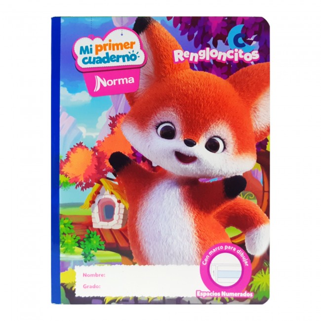 Cuaderno C Renglones Niña Norma 100 Hojas – Rayado Especial Caligrafía Femenino