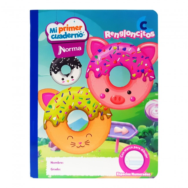 Cuaderno C Renglones Niña Norma 100 Hojas – Rayado Especial Caligrafía Femenino
