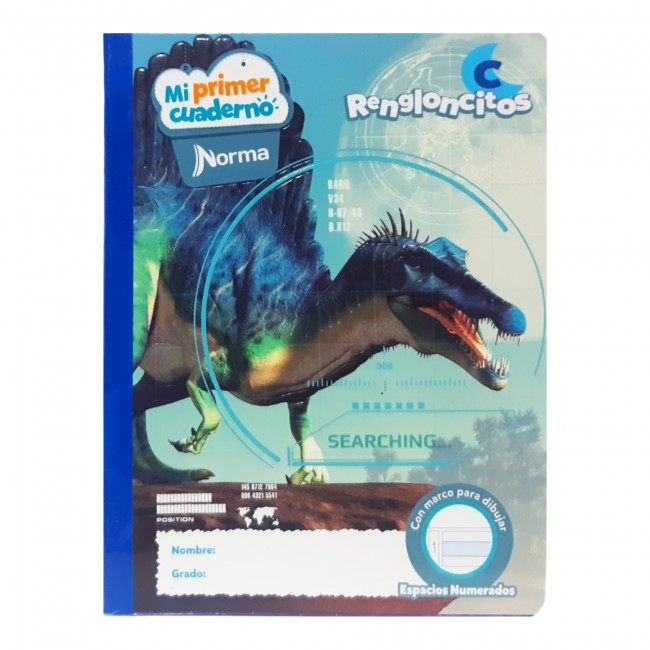 Cuaderno C Renglones Niño Norma 100 Hojas – Rayado Especial Caligrafía Masculino