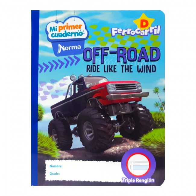 NORMA Notebook,double lined D, 100 sheets, boy