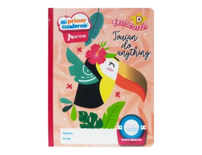 NORMA Notebook, double lined D, 100 sheets, girl