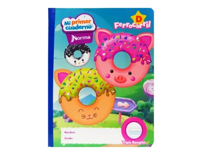 NORMA Notebook, double lined D, 100 sheets, girl