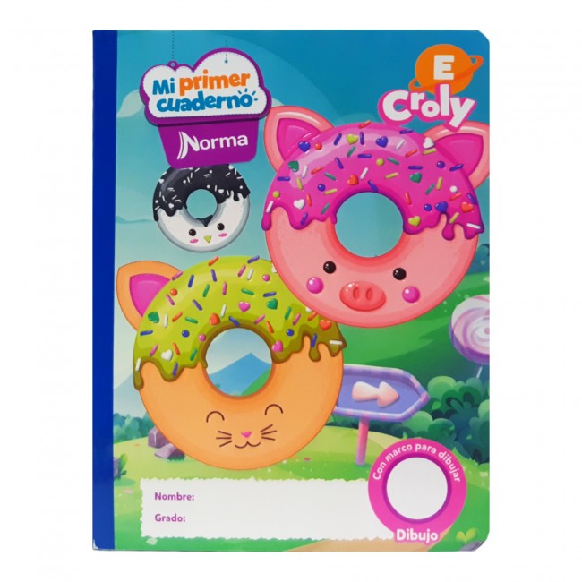 Cuaderno E-Croly Niña Norma – Rayado Especial Preescolar Femenino