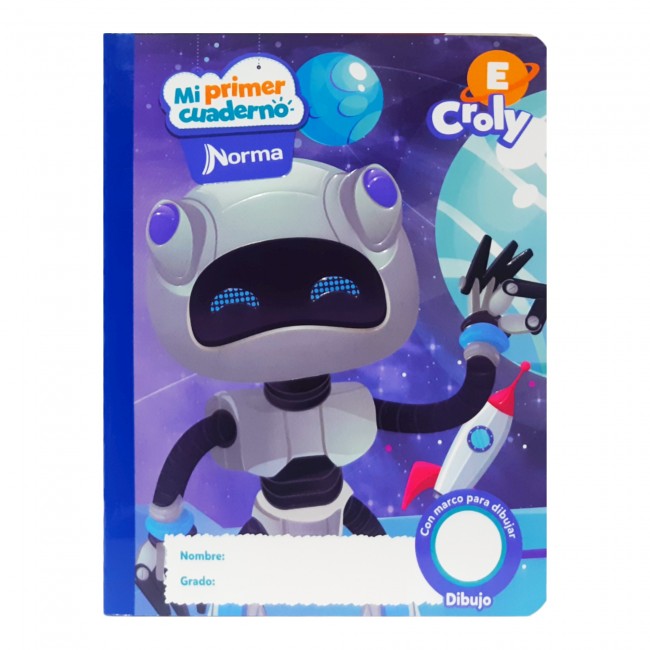 Cuaderno E-Croly Niño Norma – Rayado Especial Preescolar Masculino