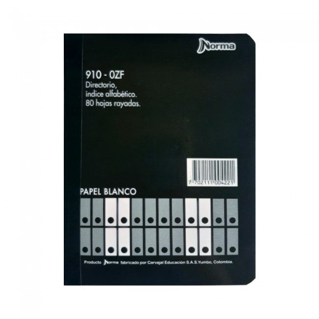 NORMA Adreess Book 910 OZK