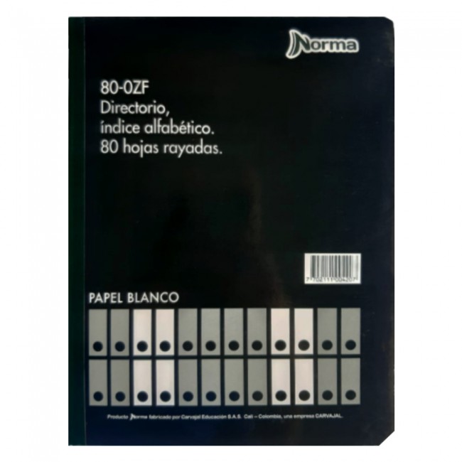 NORMA Adreess Book 80- OZF