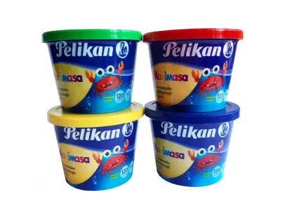 Plastilina Magimasa PELIKAN - 4 Colores, Creatividad Infantil