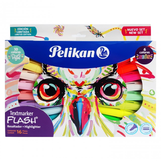 Resaltador flash x16Pelikan