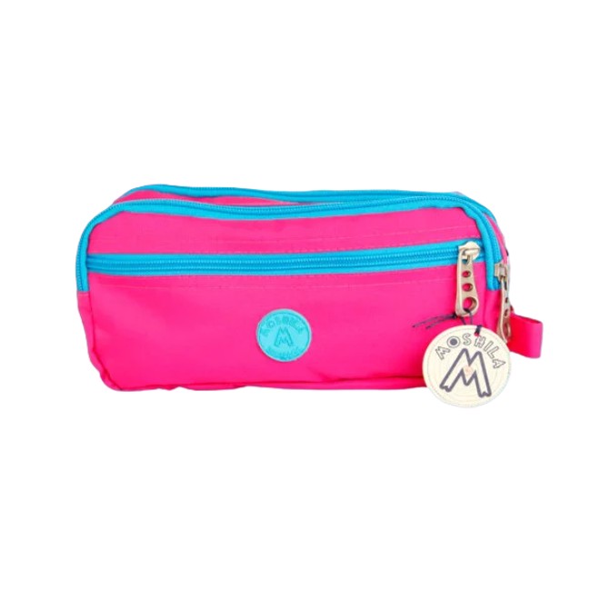 Cartuchera 3 Cierres Moshila Grande – Estuche Triple Bolsillo Colegio
