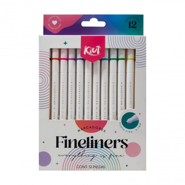 copy of Marcador fineliner x6 kiut