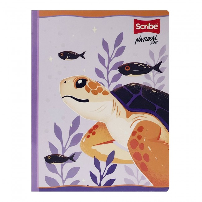 Cuaderno Cosido Natural Zoo Scribe 100 Hojas Cuadriculado – Carátula Plastificada Animales