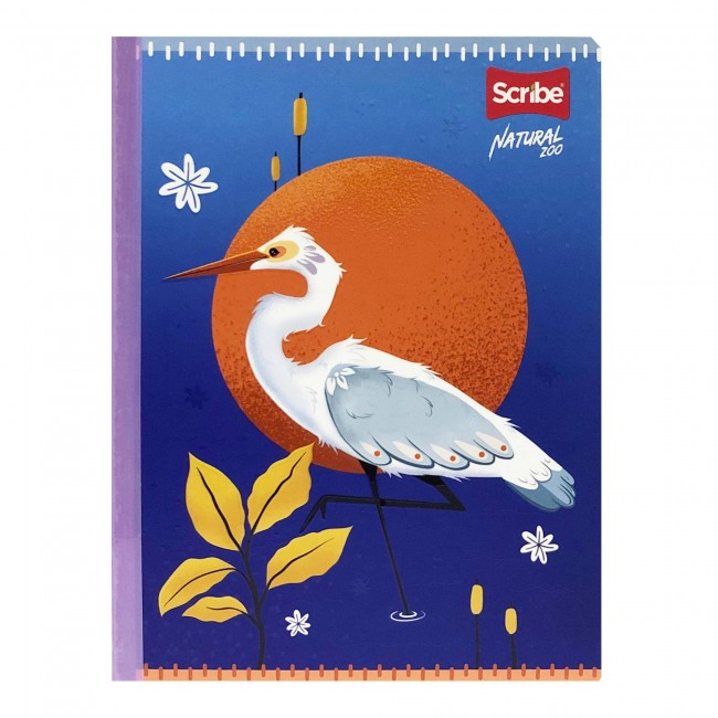 Cuaderno Cosido Natural Zoo Scribe 100 Hojas Cuadriculado – Carátula Plastificada Animales