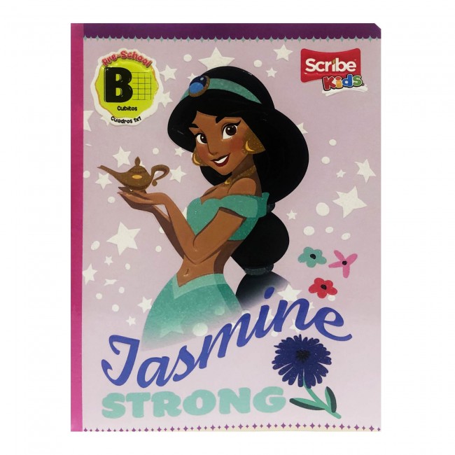 Cuaderno B Cuadritos Princesas Disney Scribe 100 Hojas – Ideal Preescolar Disney