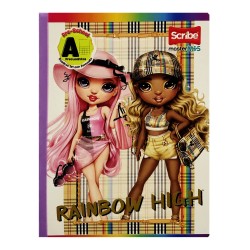 Cuaderno Pre-cuadritos A Rainbow high Scribe
