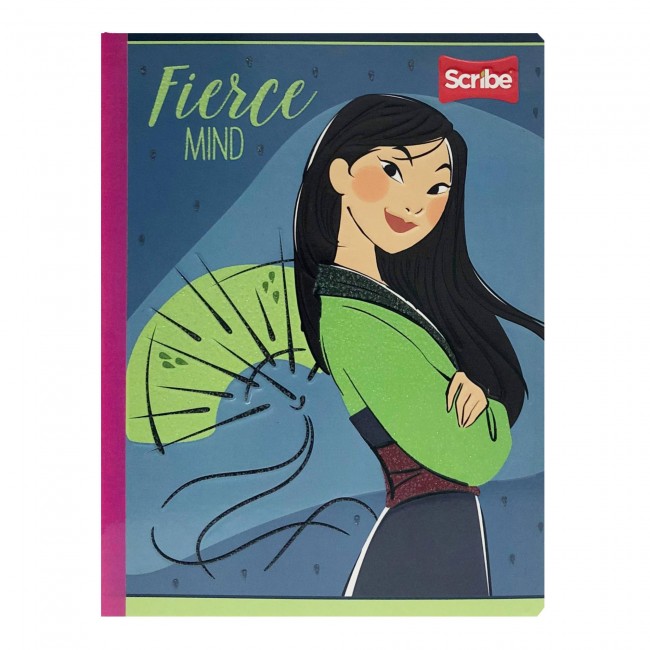Cuaderno Cosido Princesas Disney Scribe 100 Hojas Cuadriculado – Carátula Oficial Disney