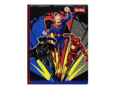 Scribe Notebook Sewing Grid 100 Leaves Justice League