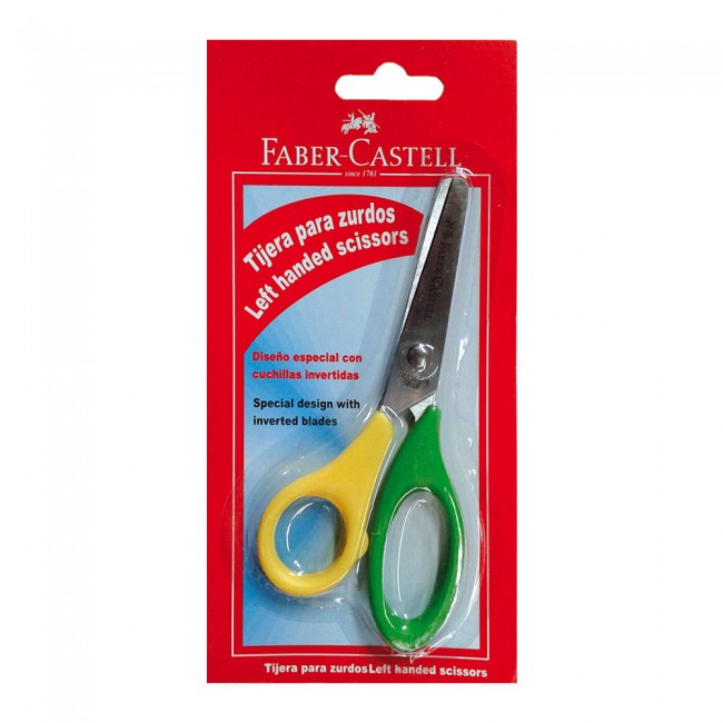 Tijera Punta Roma FABER CASTELL - Ergonomía, Acero Inoxidable